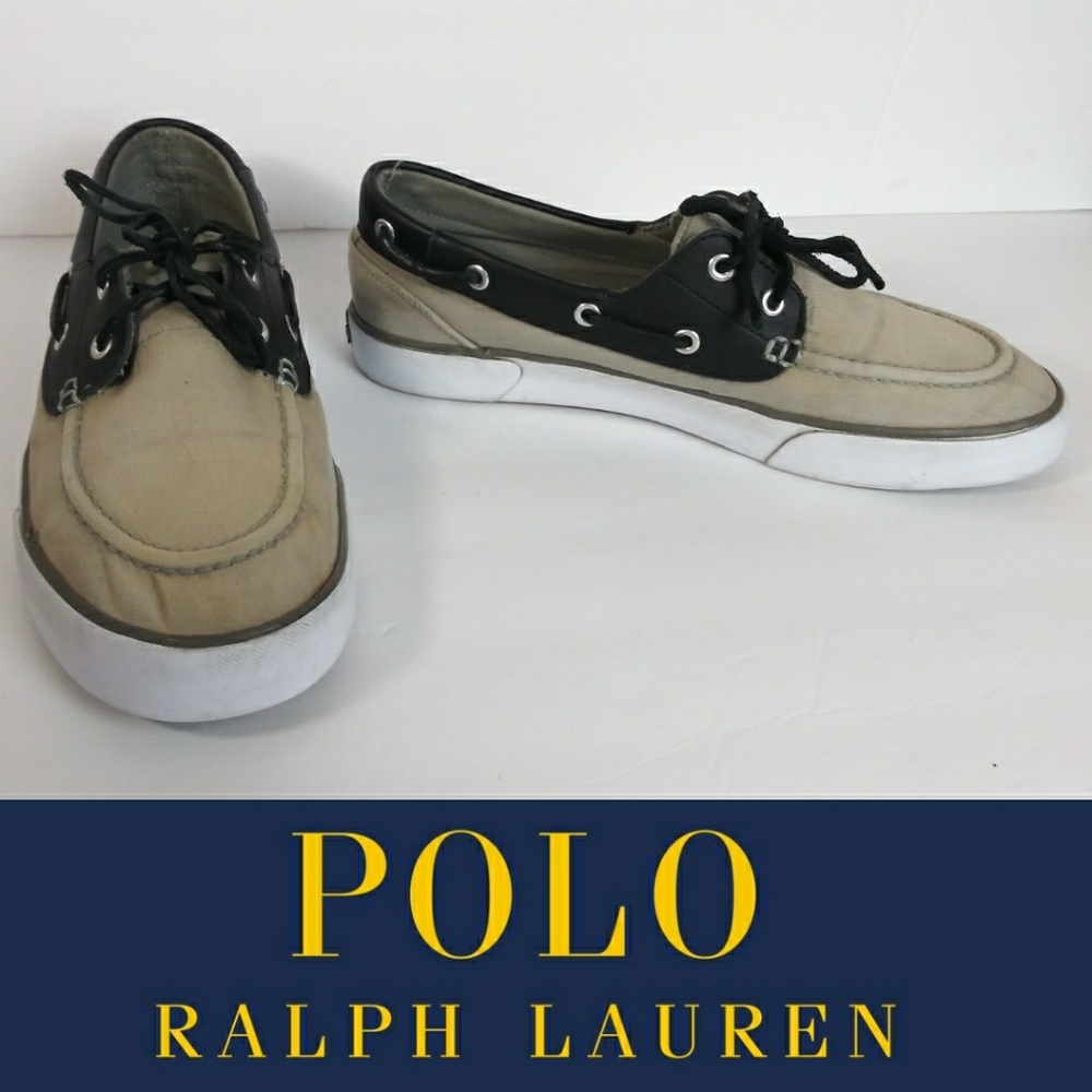 Polo Ralph Lauren Men's Beige 9D Rylander Shoes